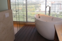 Quelle surface et contraintes pour poser une baignoire à porte ?